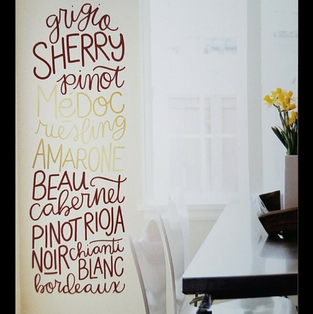 5 WINE Wall Decals: Repositionable/Reusable - Picture 7 of 11